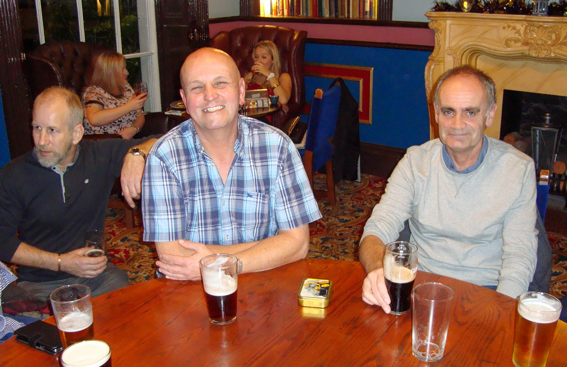 2014 Exeter Staff Reunion Jimmy Reid comments "Ian Wood!!!!(Centre) Roundsman extraordinaire!" (Courtesy Phillip Budd)
