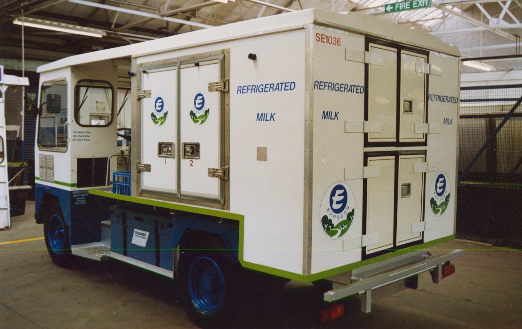 1980s? Newly built refrigerated float in the workshop. (Courtesy Paul Luke)