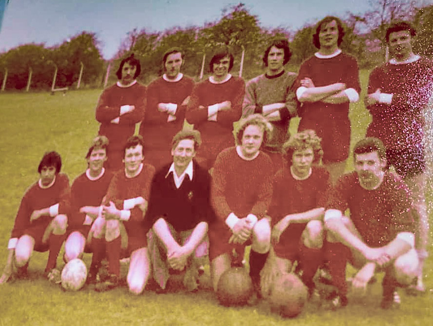 1980’s Express Dairy High Wycombe football team. (Courtesy Sharon Stevenson)