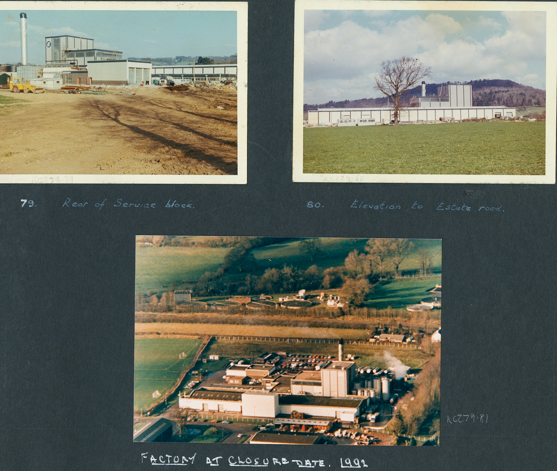 1968 A Photographic Record of the Construction of the Creamery (Courtesy Allhallows Museum, Honiton)