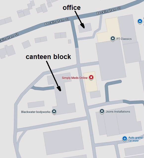 2025 Location map and photo showing the Goldhanger Fruit Farms site ..