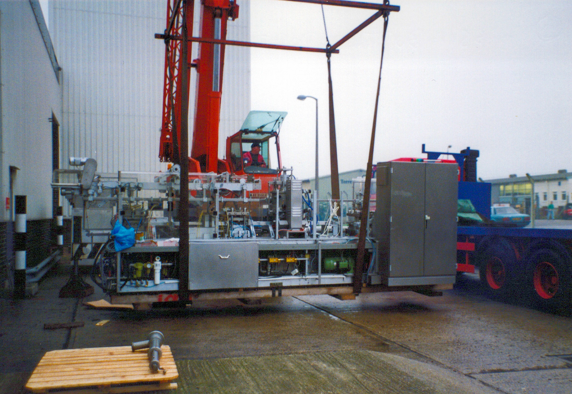 1992 Hassia butter portion machine removal (Courtesy Bill Willson)