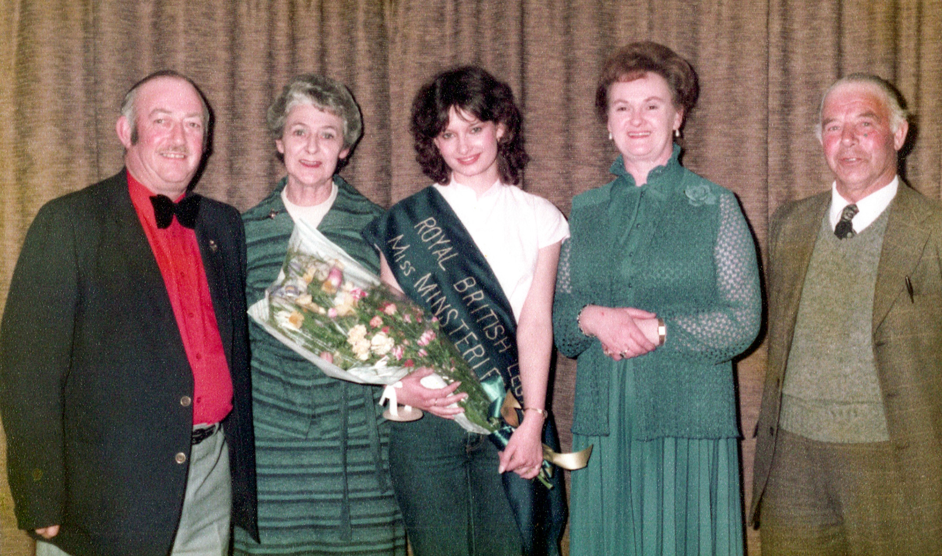 1980's Minsterley British Legion. Kevin Williams comments "My Dad Les Williams, Emily Williams,?, Barbara Wellings, Jim Davies" (Courtesy Joe Lyons)