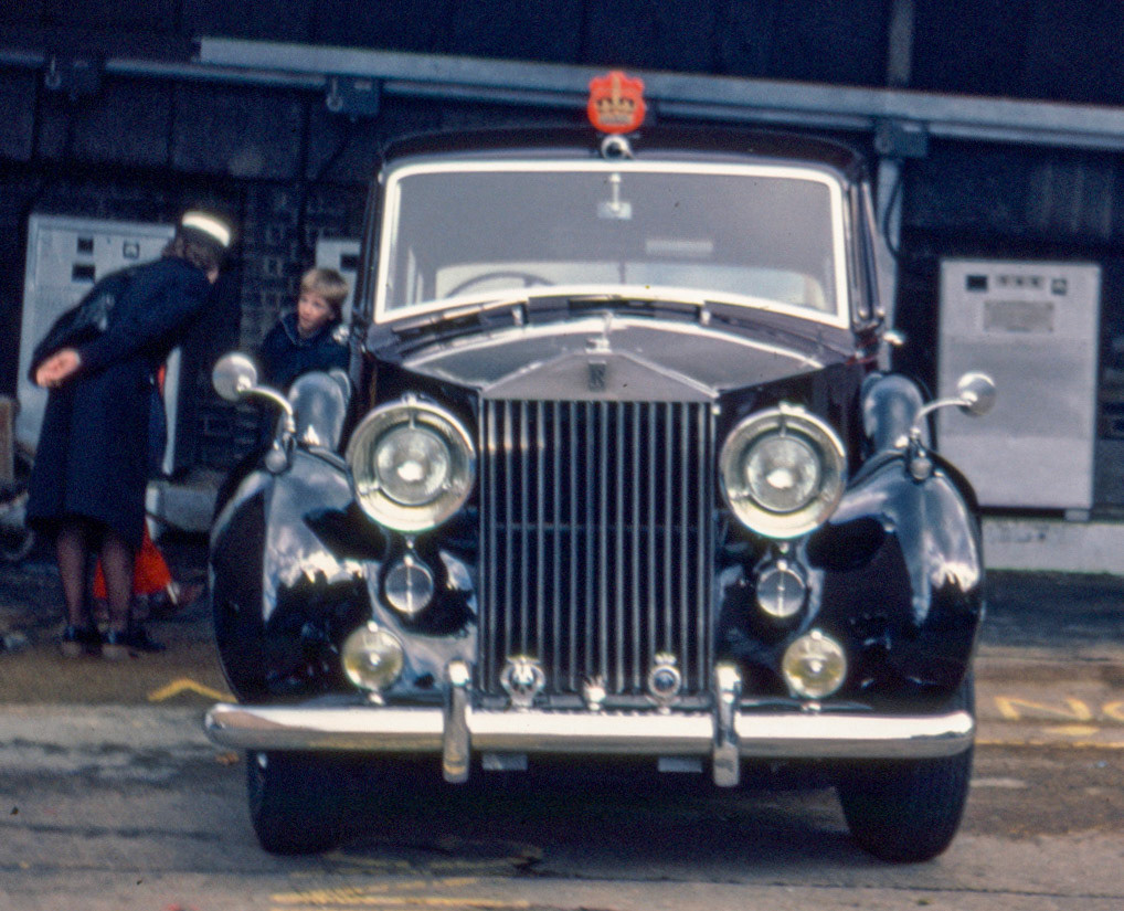 1980 South Morden, Princess Anne visit - the Royal Rolls Royce. (Express Dairy Tales collection)