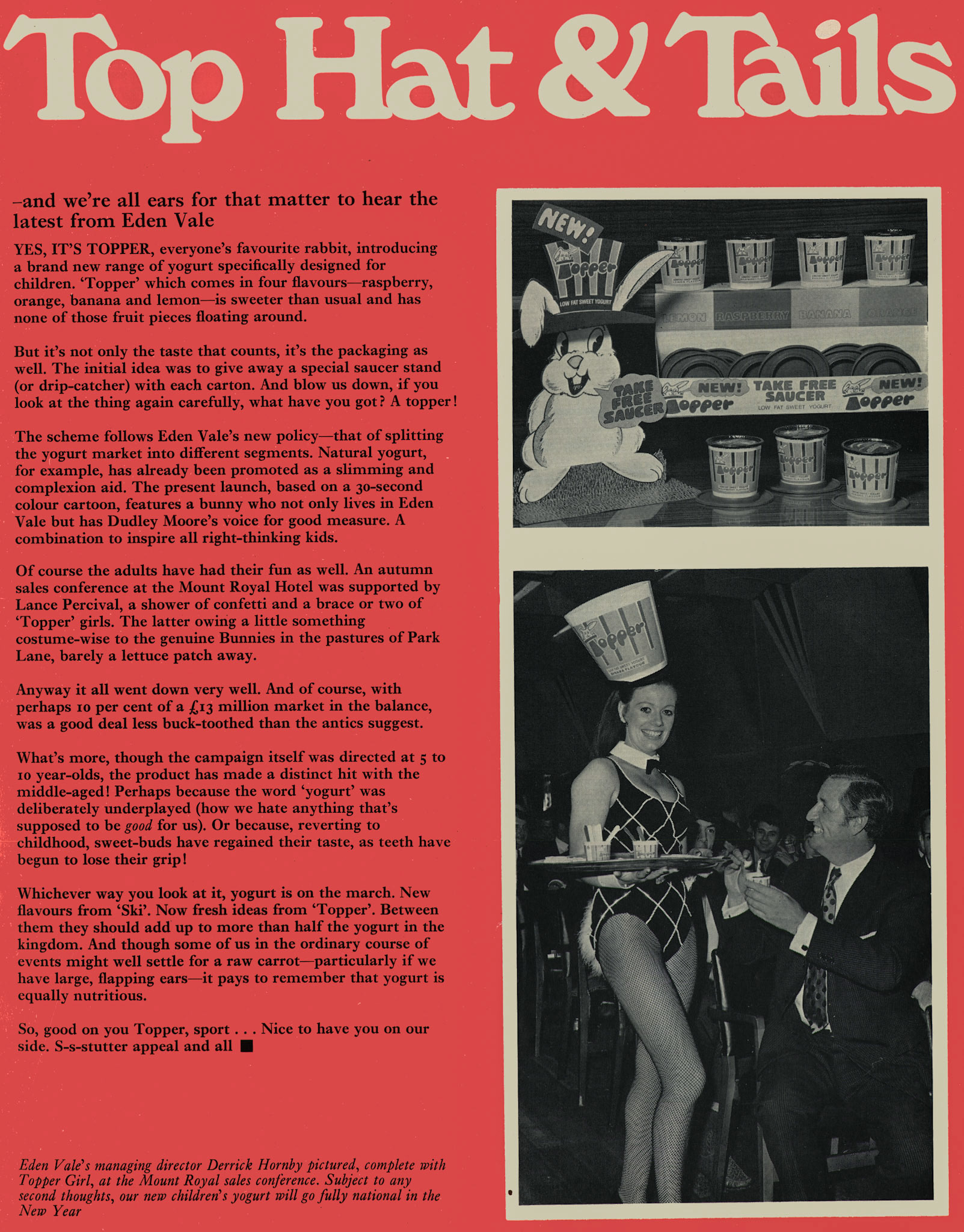 1970 Eden Vale Sales Conference. (Express News Christmas)