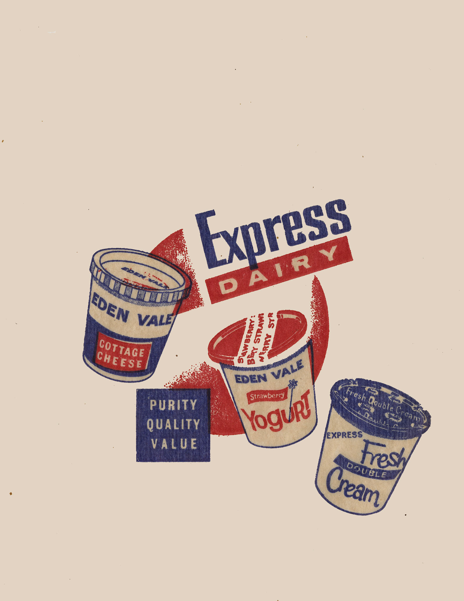 1960's Paper Bags. Back 1. (Courtesy Dave Fane)