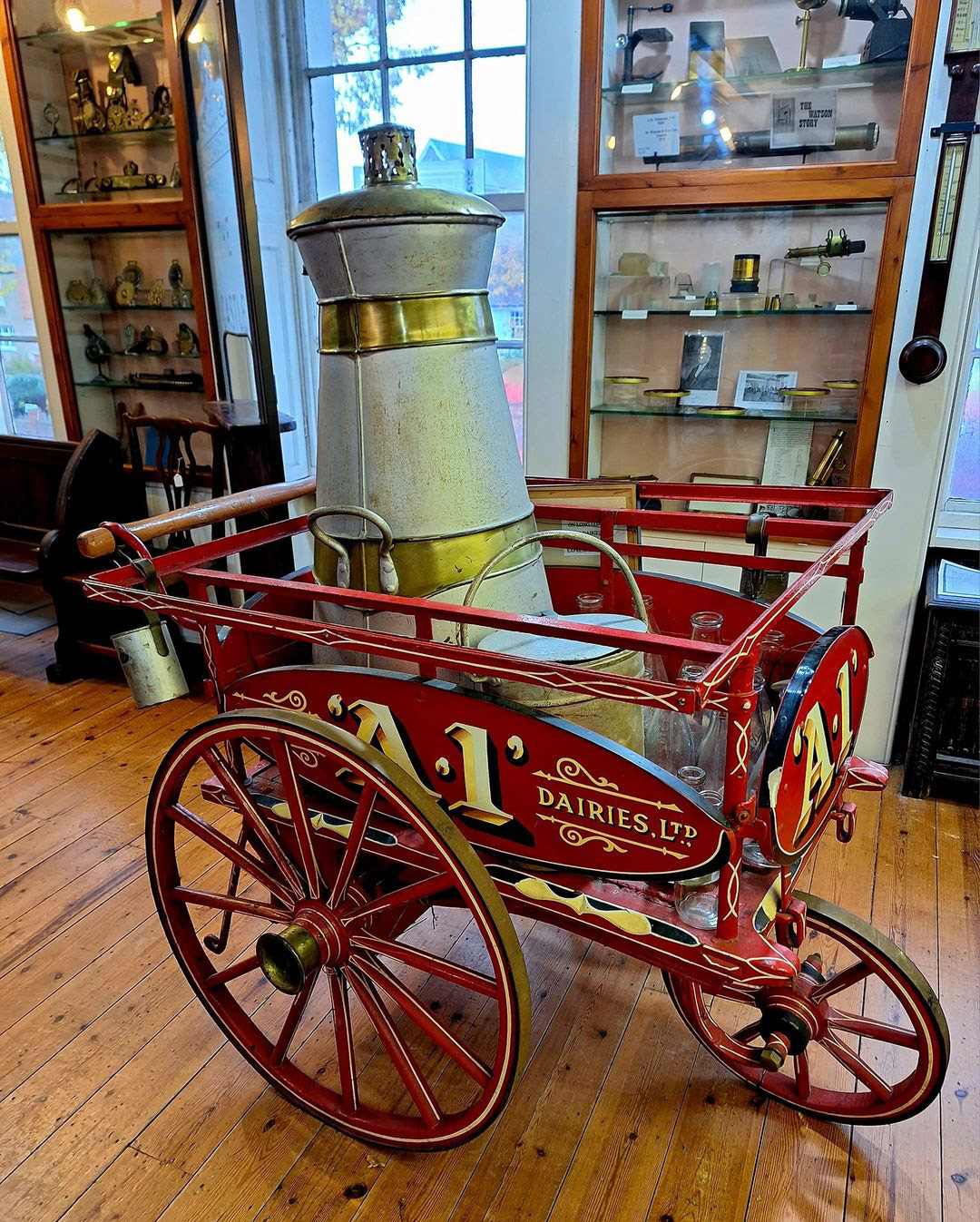 A1 Dairiies milk cart, Barnet Museum (Courtesy Danny Dare)