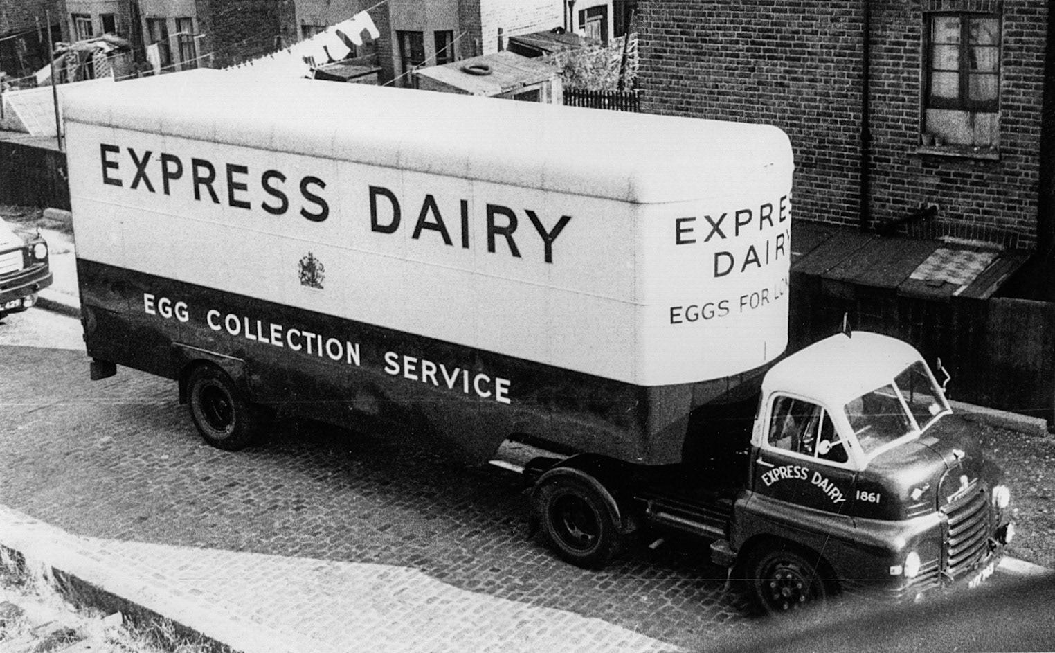 1960's Egg Collection vehicle  (Courtesy Dave Fane)
