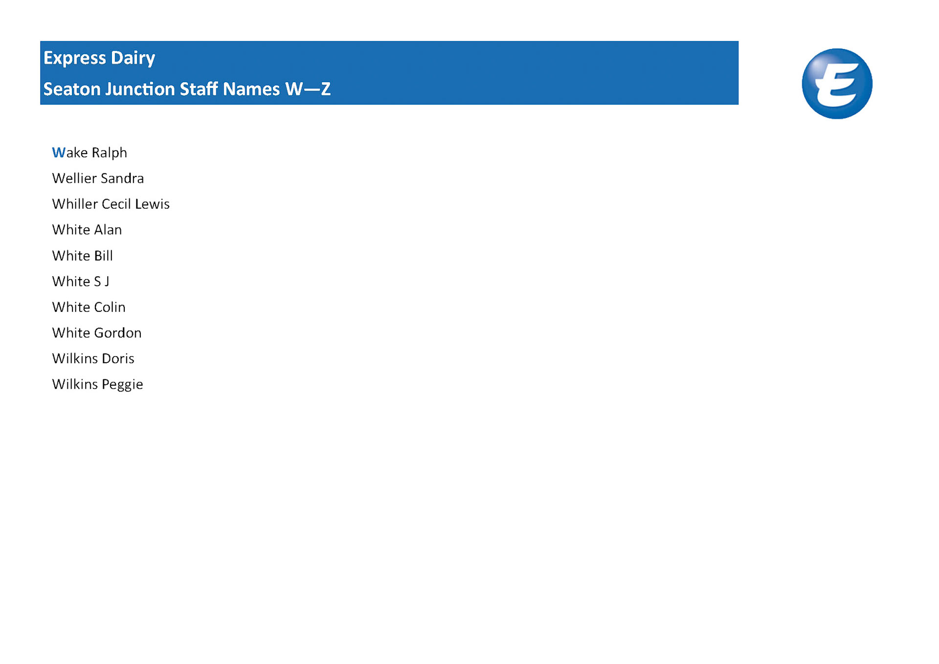 2023 Seaton Junction Staff List Page 3