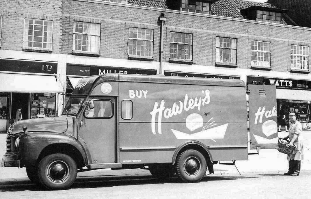 1950's Hawleys Delivery (Courtesy Mike Hall, Flour and Bakery Vehicles)