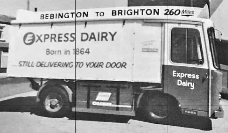 1964 Bebington to Brighton milk float race (Courtesy Michael Aldread)