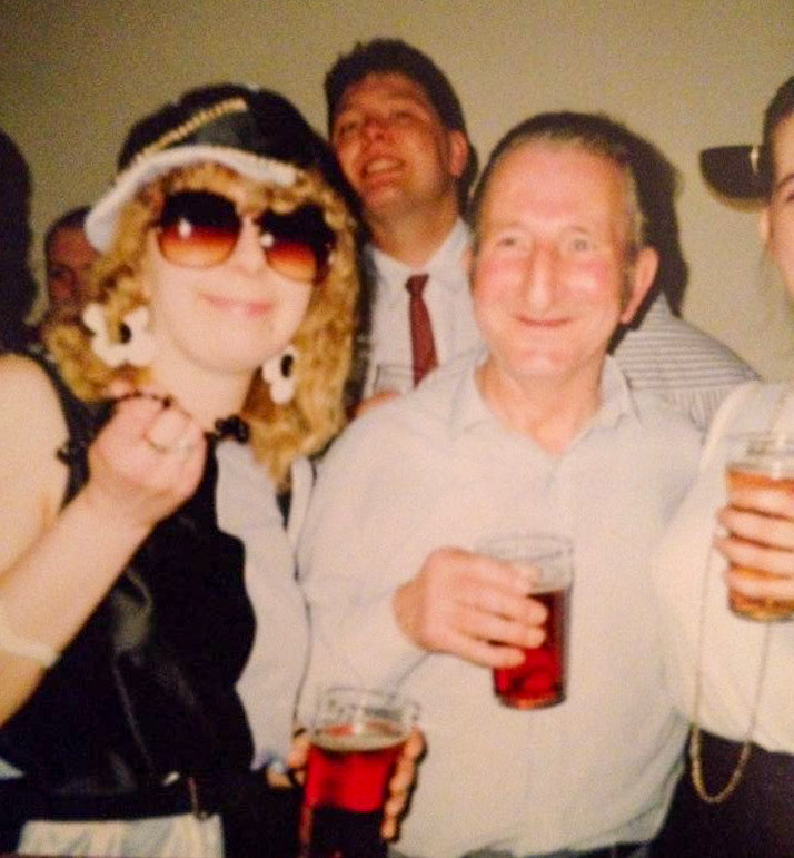 1980s? Exeter. Norma Jarman identifies Arthur Conway (Courtesy Phillip Budd)