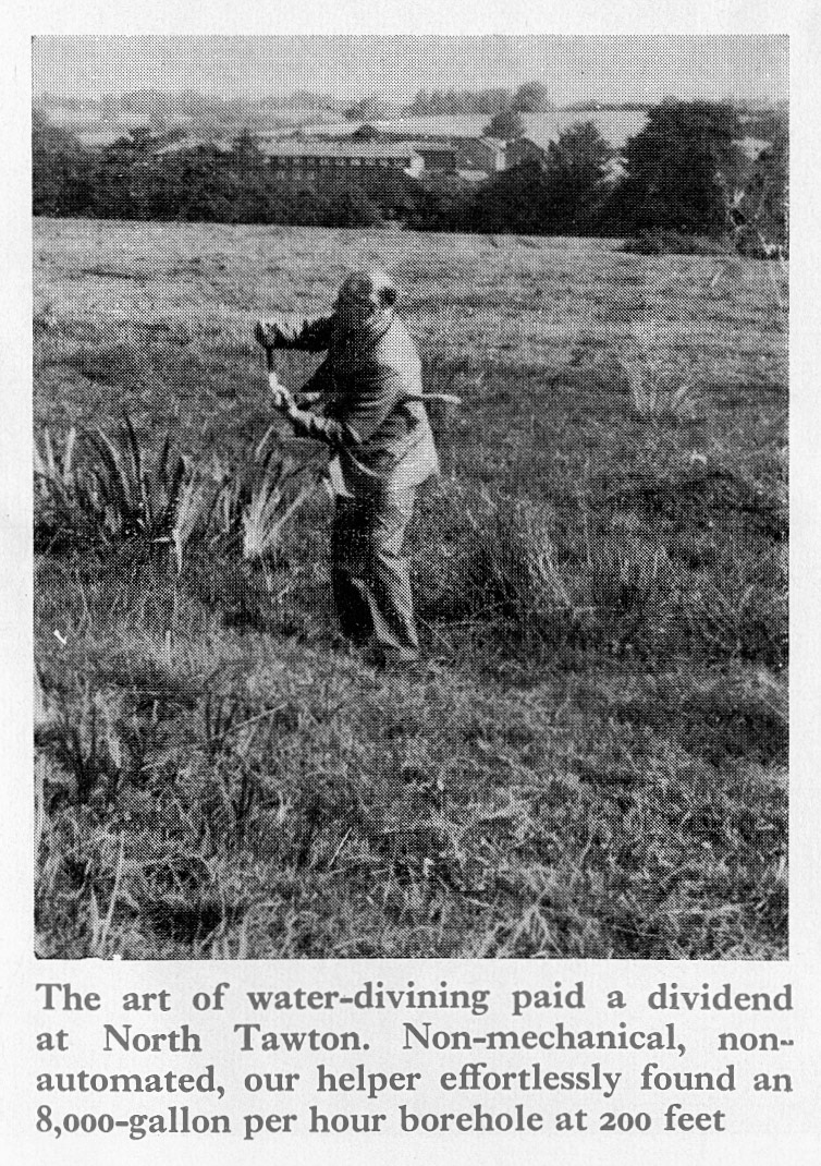 1972 North Tawton water diviner