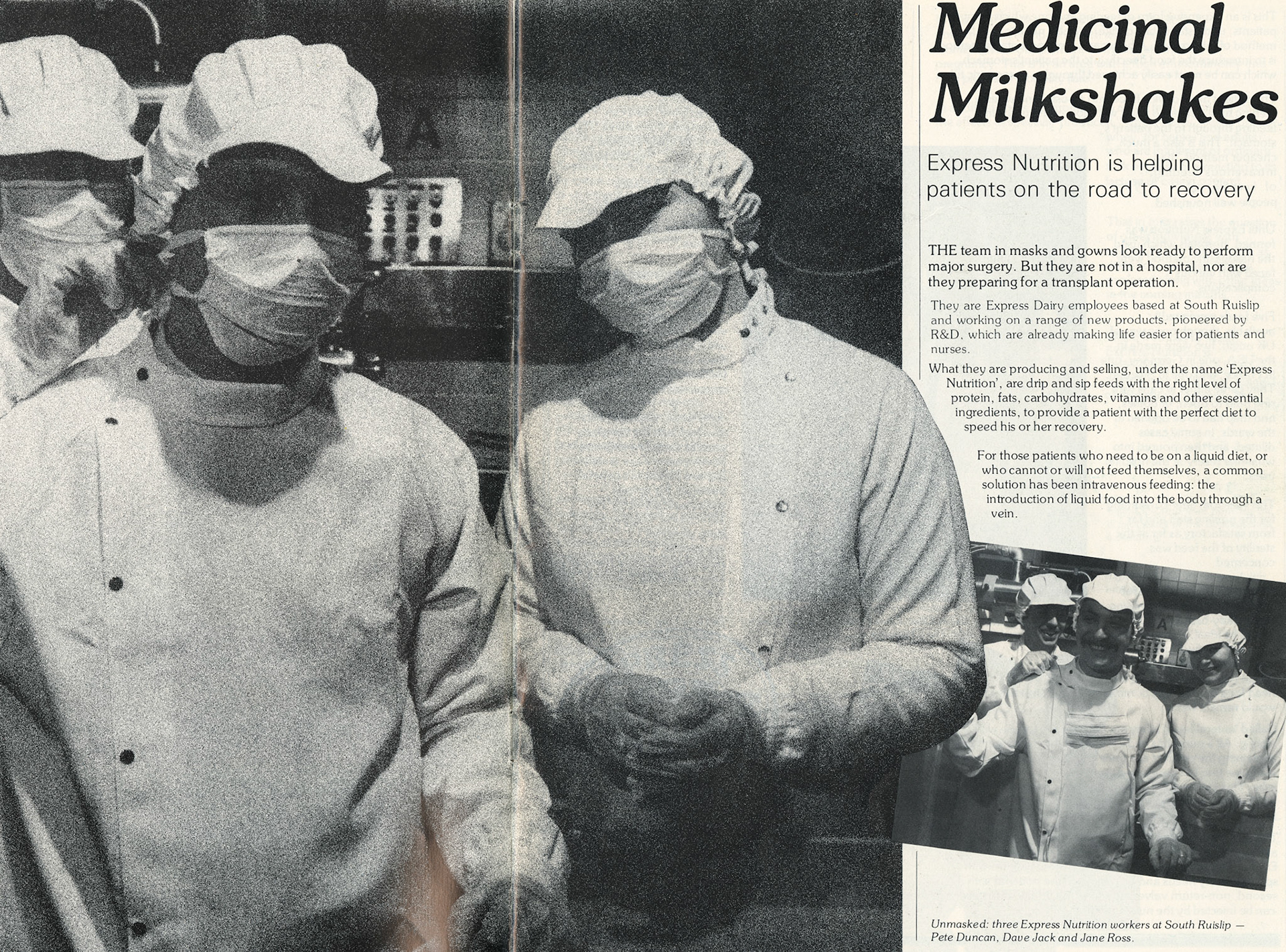 1983 Express Nutrition, based at South Ruislip