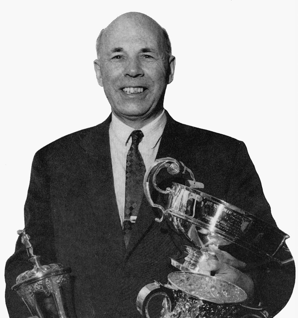 1969 E.K. Robarts won the Frank Matthews cup for the best Shorthorn breed, the Toadsmoor Challenge Trophy for the best Guernsey herd. (Express News Christmas)