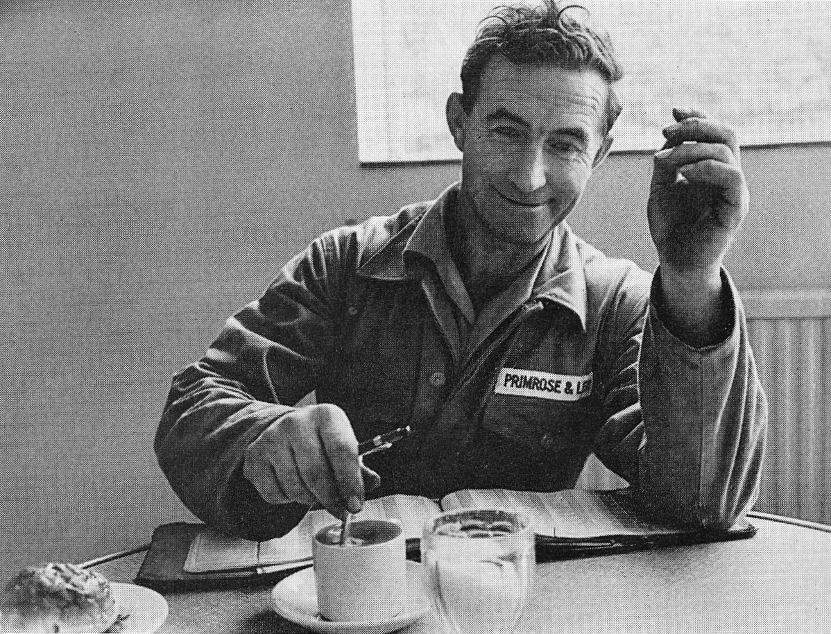 1968 Frank Reade, requested by his daughter, Sally-Ann Norris who comments "It does bring back treasured memories for my brothers and sisters , we lost Dad in Feb 2003, but all remember his days on the school milk rounds."