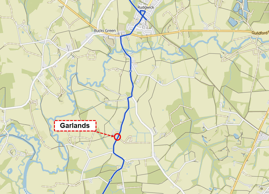 2025 August 05, Garlands, Rudgwick, Sussex  - featured in Express Dairy film 'The Daily Round', 1955. (Express Dairy Tales collection)