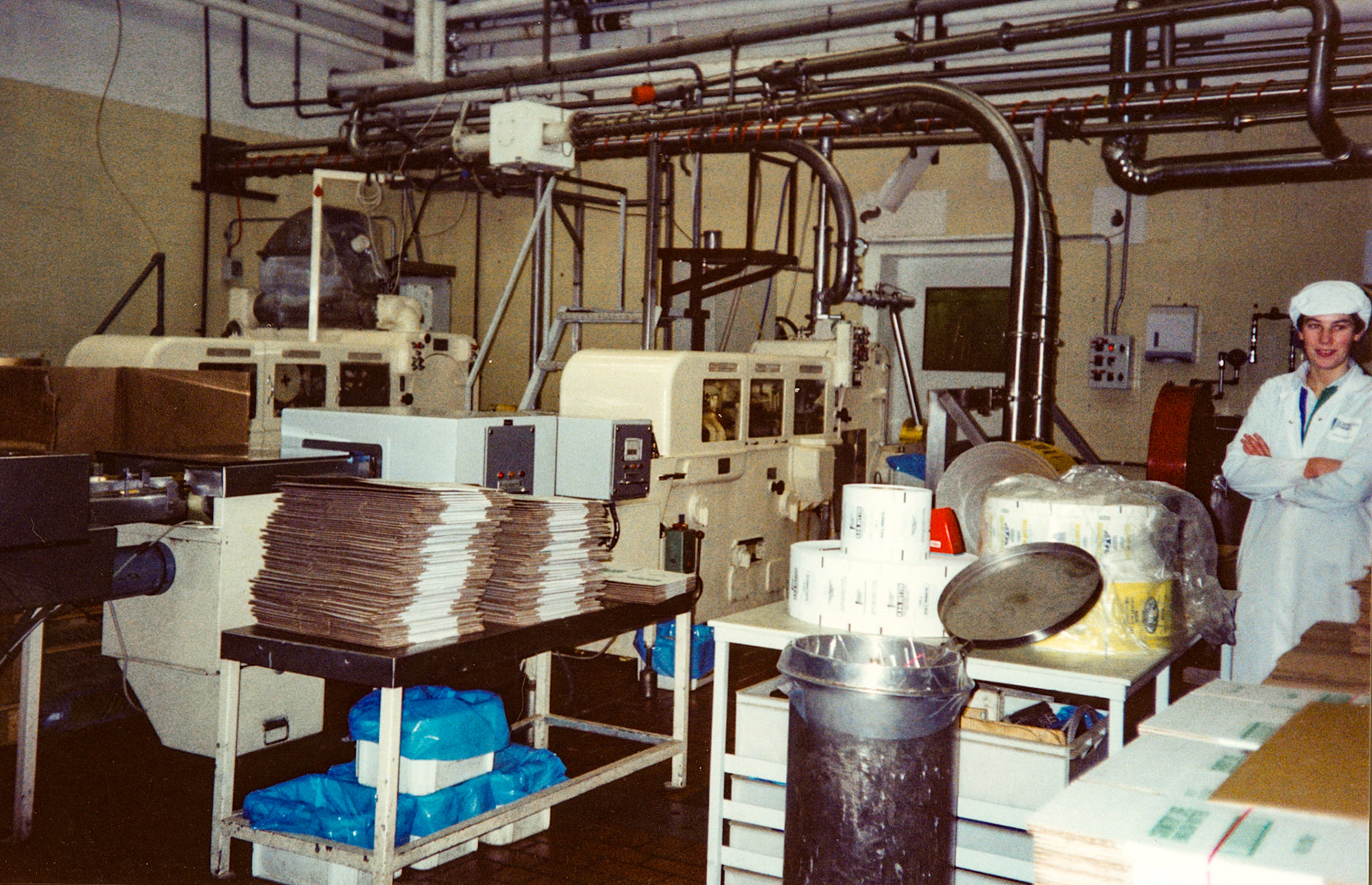 1991 Honiton, November, following closure announcement: Peta Wakeham in BDR 1 &amp; 2. (Courtesy Wendy Hawker)