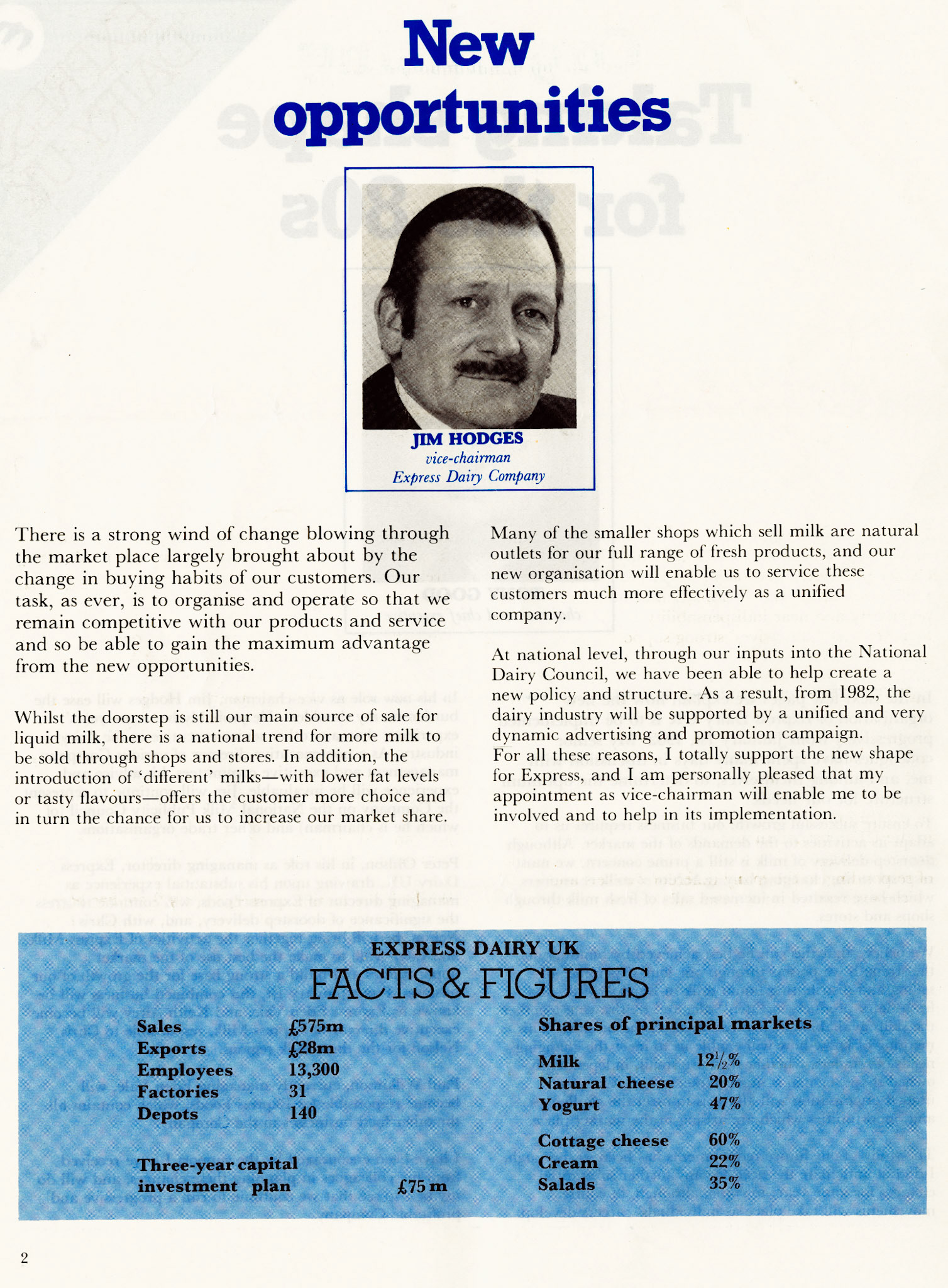 1982 “Taking shape for the 80’s” Brochure (Courtesy Tim Gray)