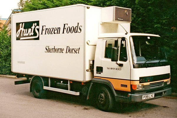 1997 Hunt's Frozen Foods truck. (Courtesy www.huntsfoods.co.uk)