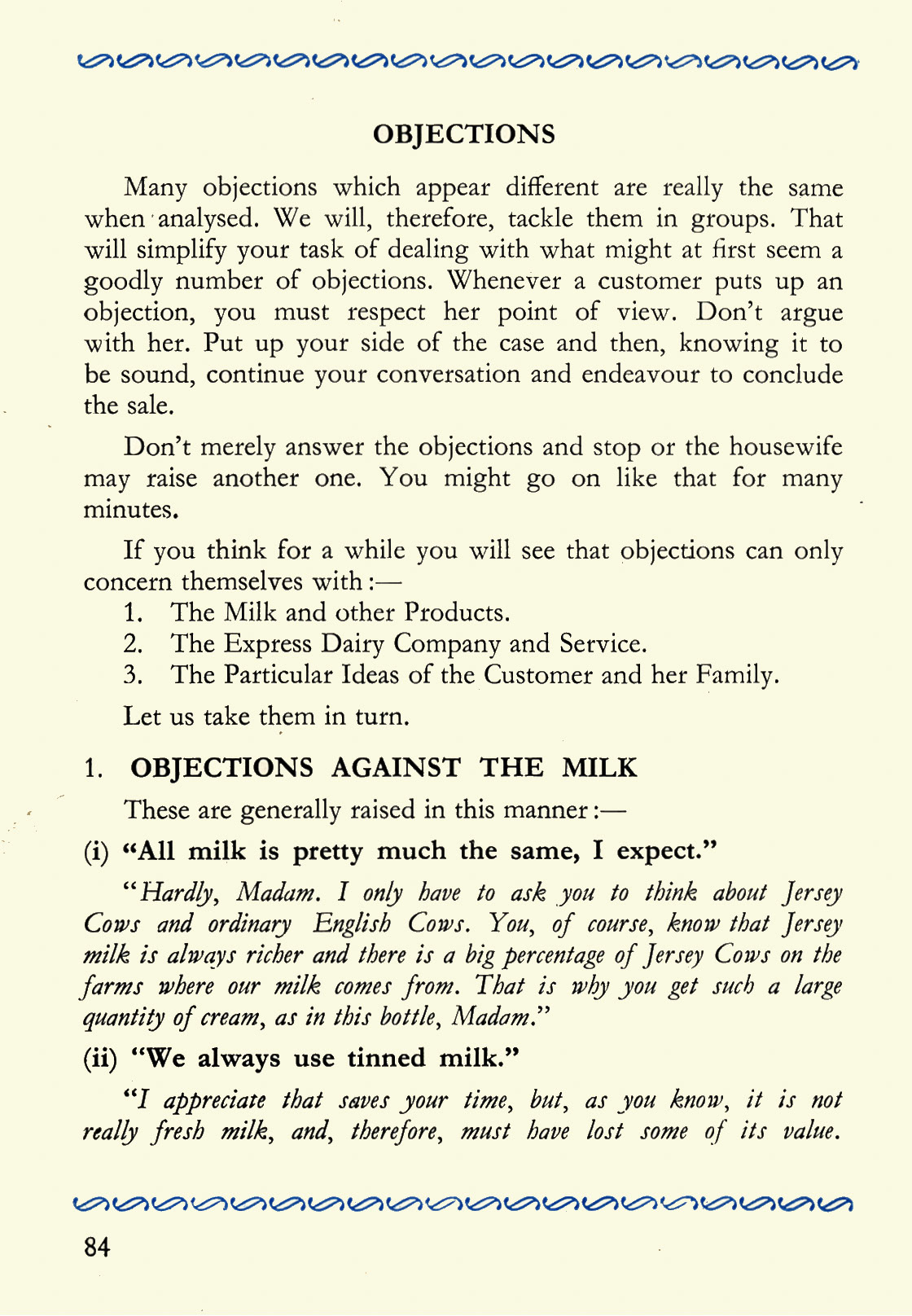 1956 Express Salesman's Manual, Fourth Edition published 1954, presented to Roger Gillard, Orpington Depot