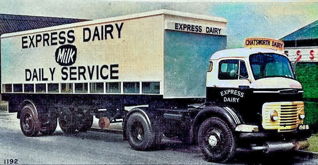 1960's Chatsworth Dairy Bedford Delivery. (Courtesy EDM)