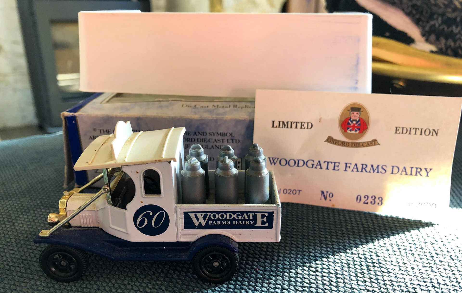 1995 Carl Brunton comments "Can you remember getting these at the Xmas bash at the Metropole Brighton?" (Courtesy Carl Brunton, Memories of Woodgate Farms Dairy)