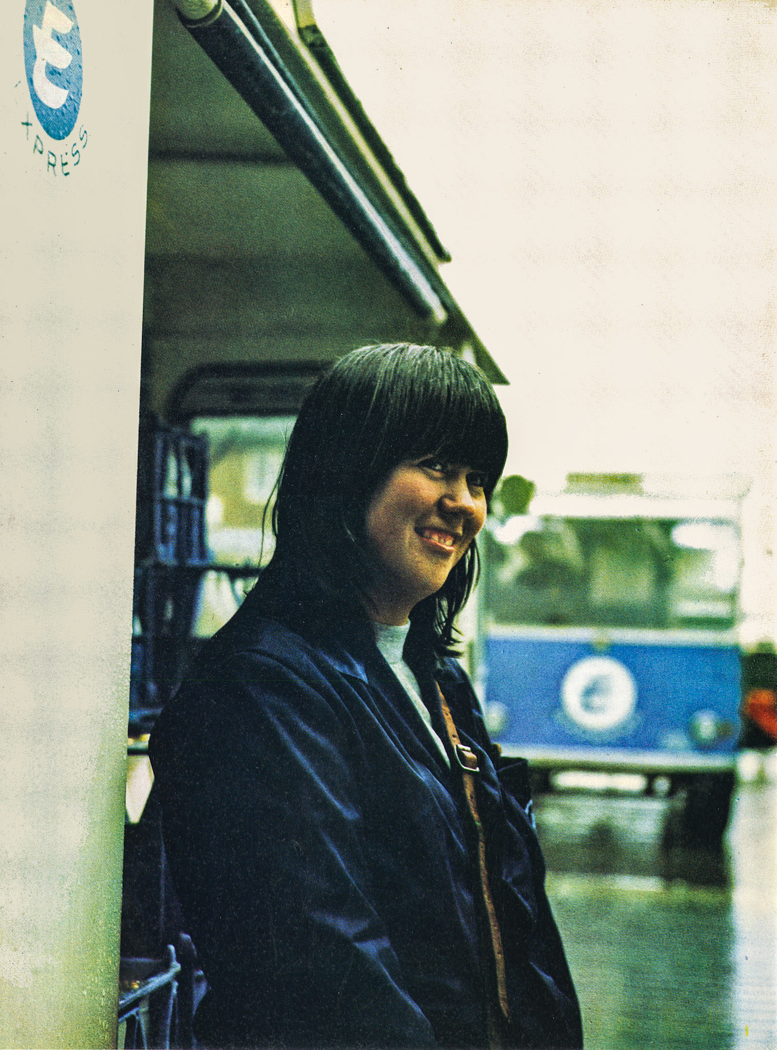 1975 Potters Bar milk lady Kathy Towers. (Express News Spring)