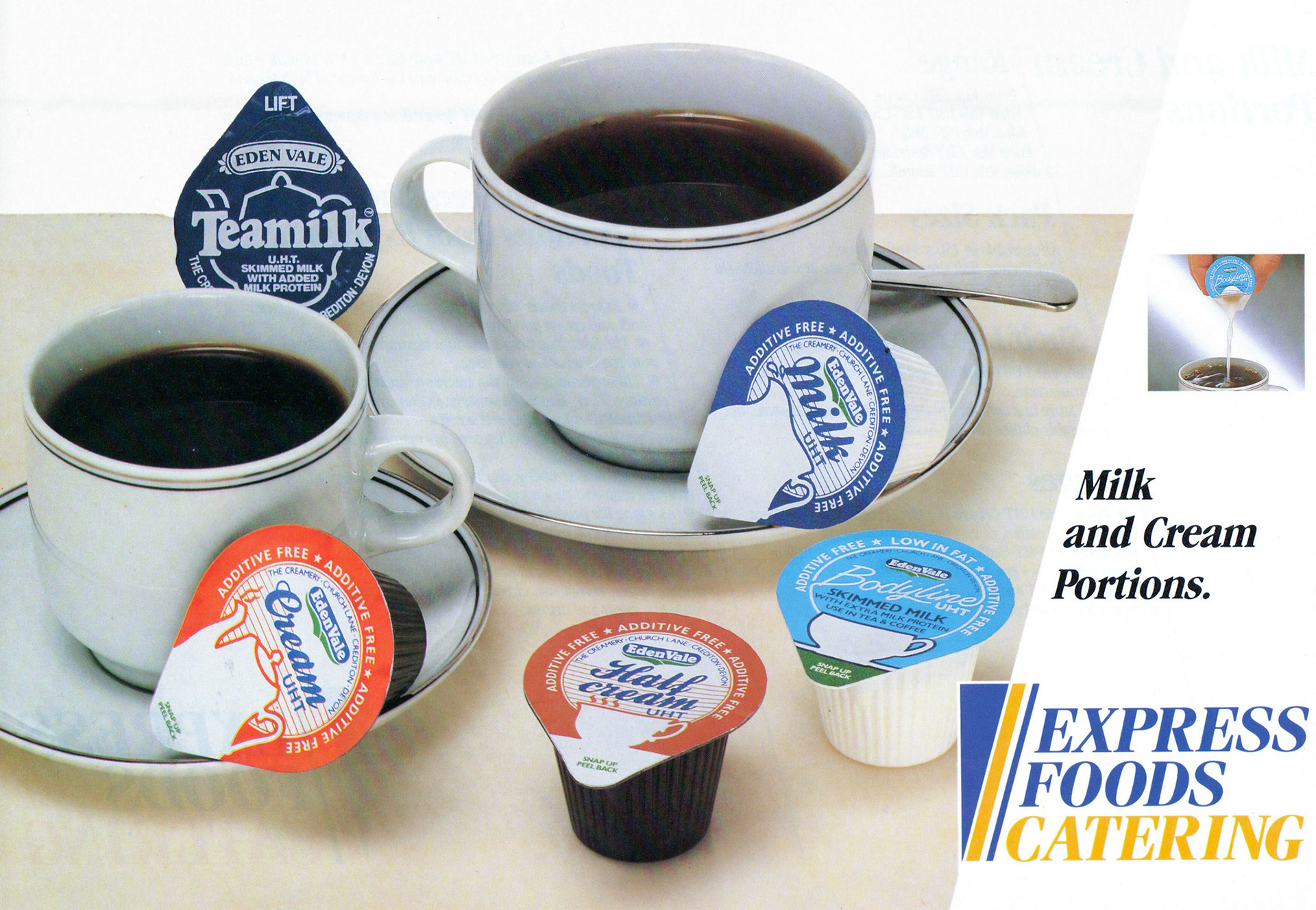 1980's Express Catering Foods 'Van Sales' leaflets (Courtesy Robert Turner)