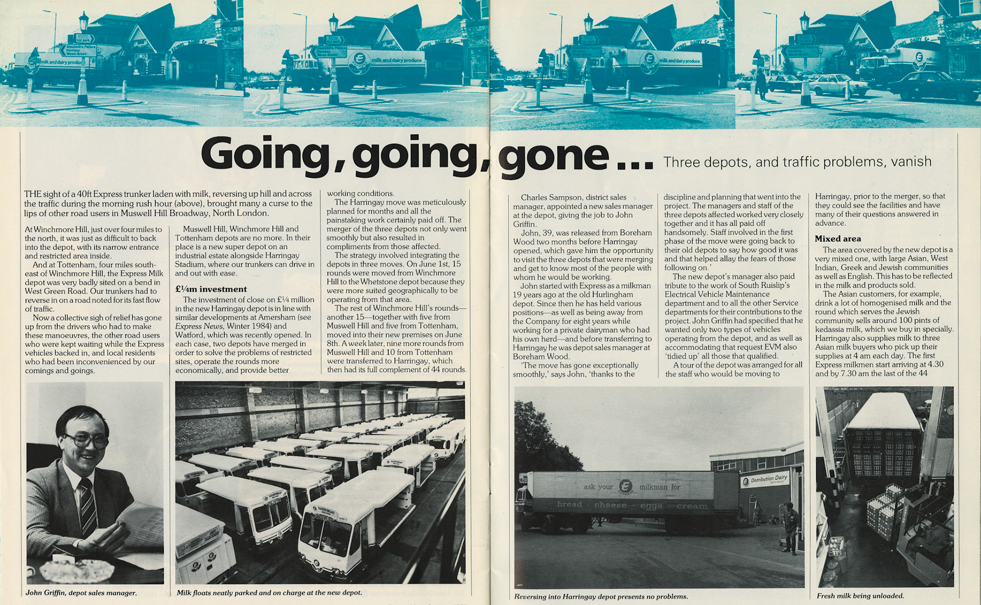 1985 North London Branch Amalgamation to create Harringay. (John Griffin)
