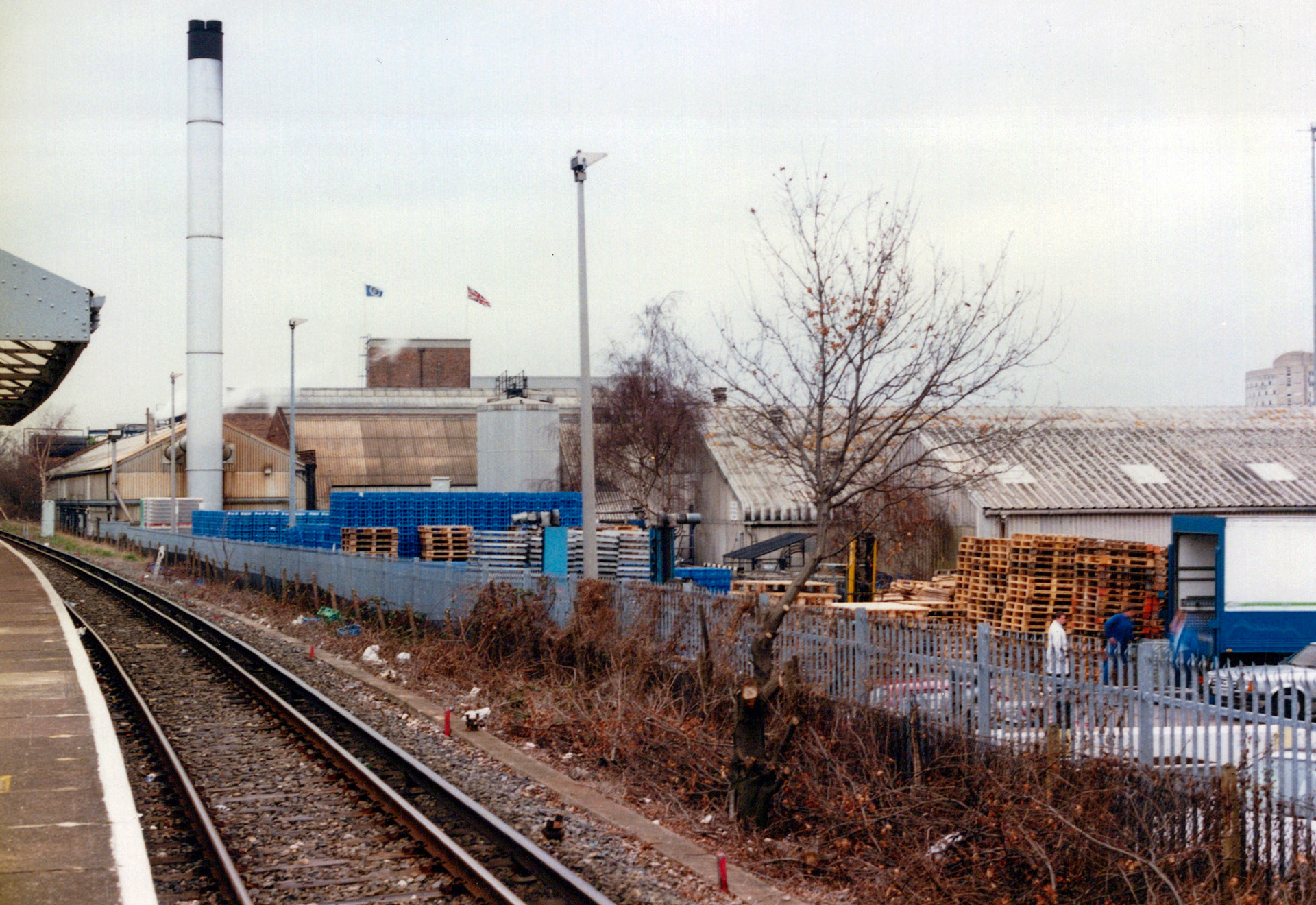 1980's South Morden Processing from Morden South station (Courtesy Dave Fane)