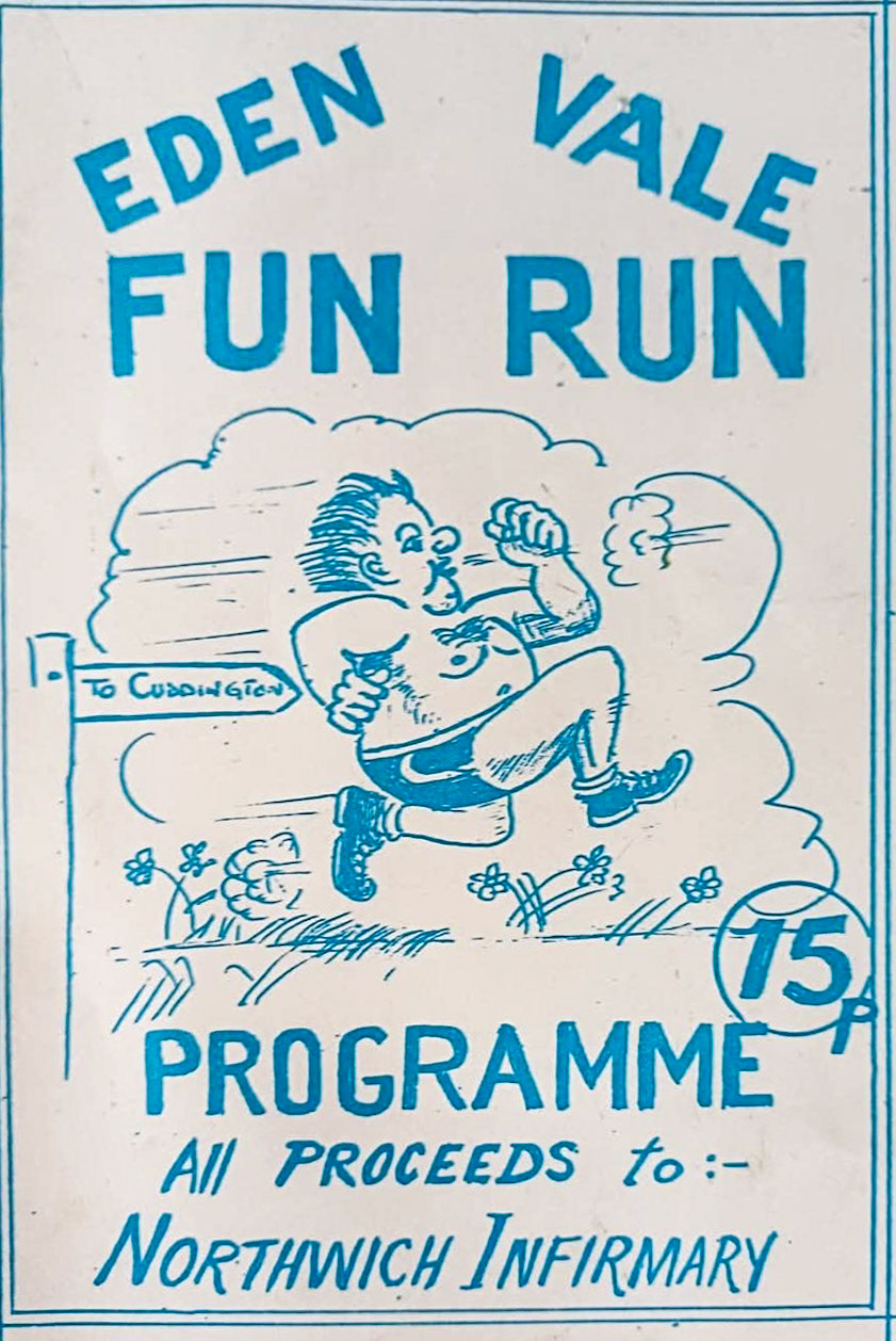 1970s? Programme produced for a fun run party day at Cuddington. (Courtesy Mike Naden/ Eden Vale friends)