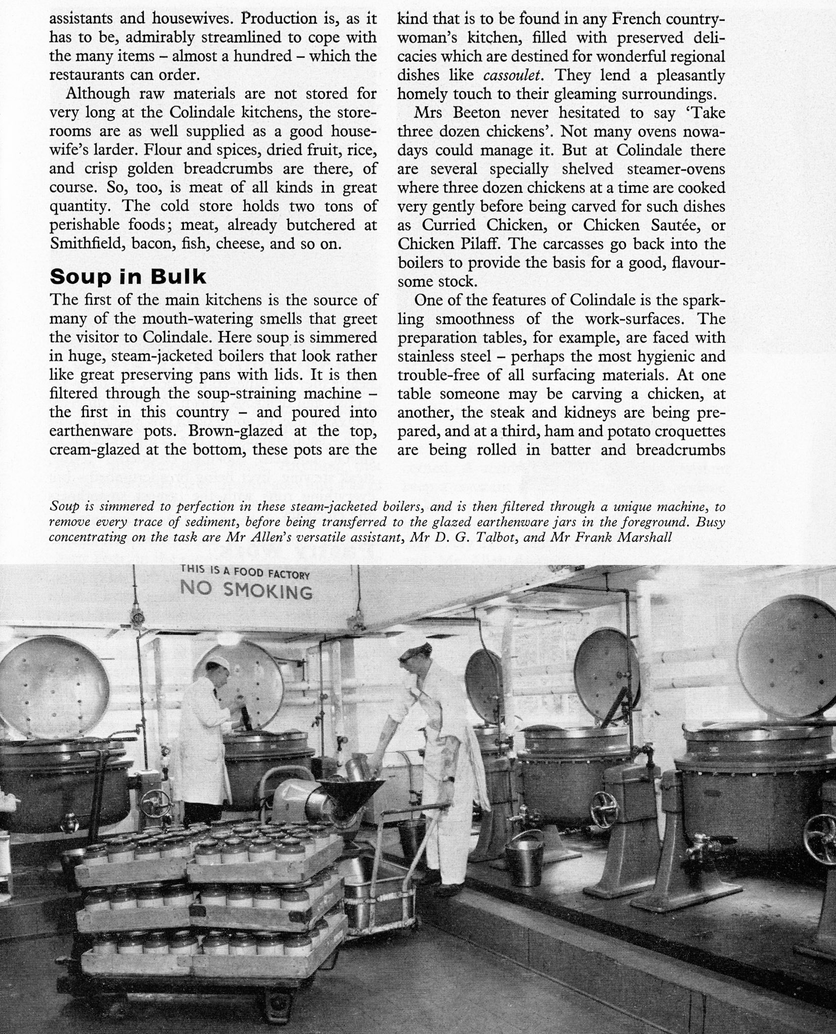 1960 new Central Kitchen opens in Colindale