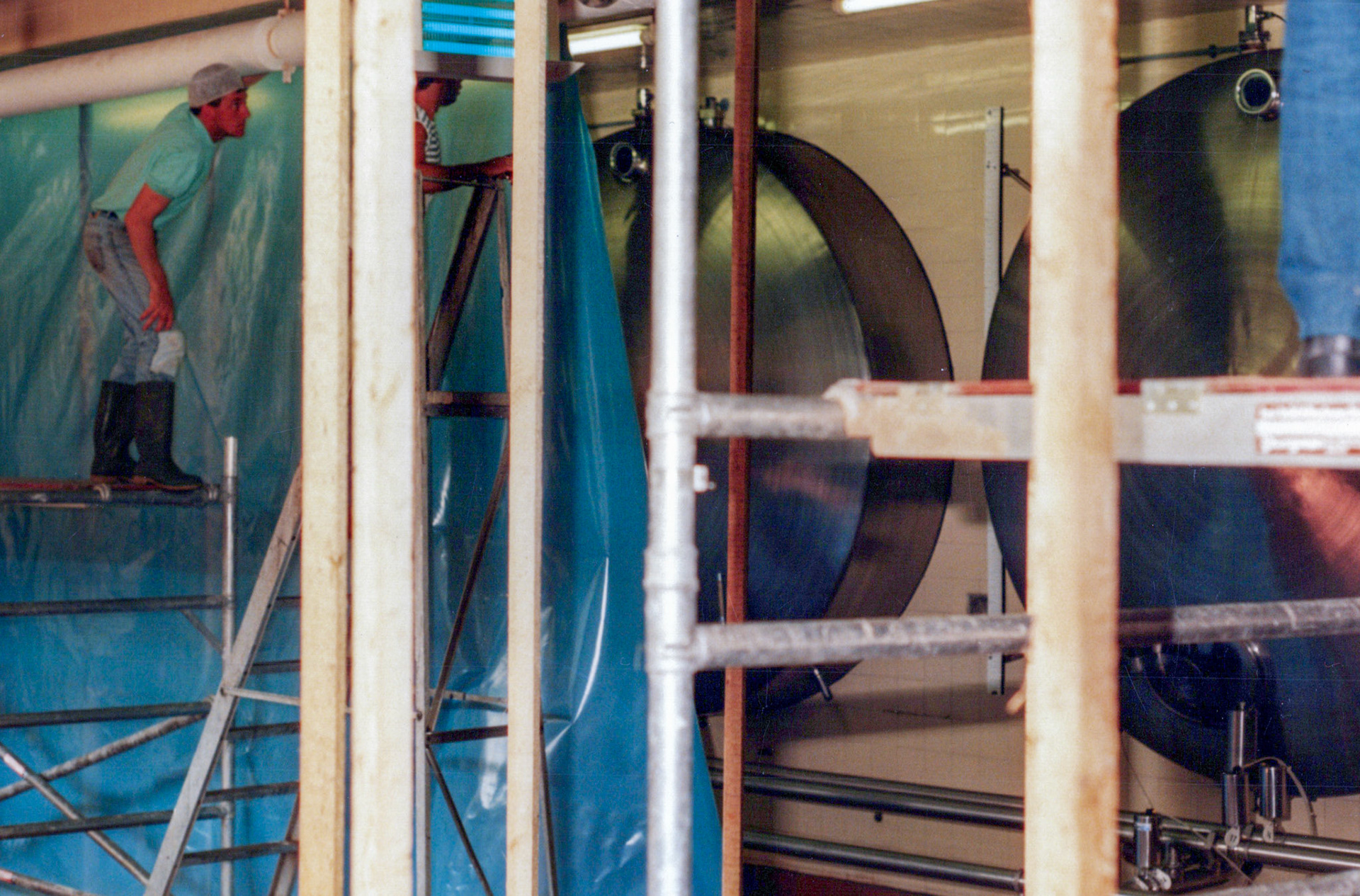 1980's Appleby Spray Drier Installation. (Courtesy David Atkinson)