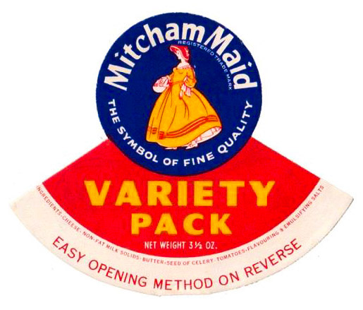 1960's? Mitcham Maid cream cheese (Courtesy Images of Old Mitcham)