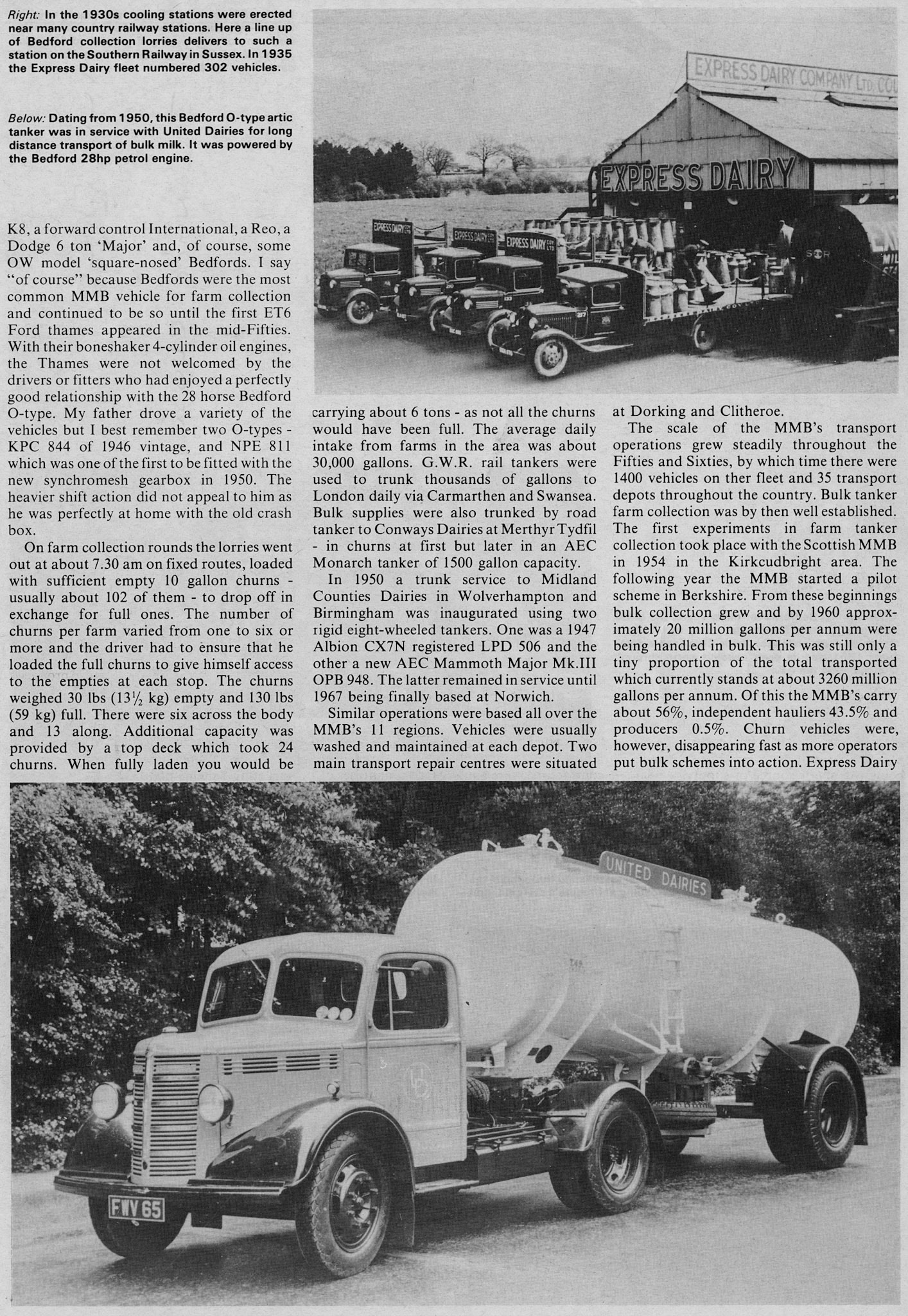 Vintage Commercial Motor Magazine Page 151(Courtesy Dave Fane)