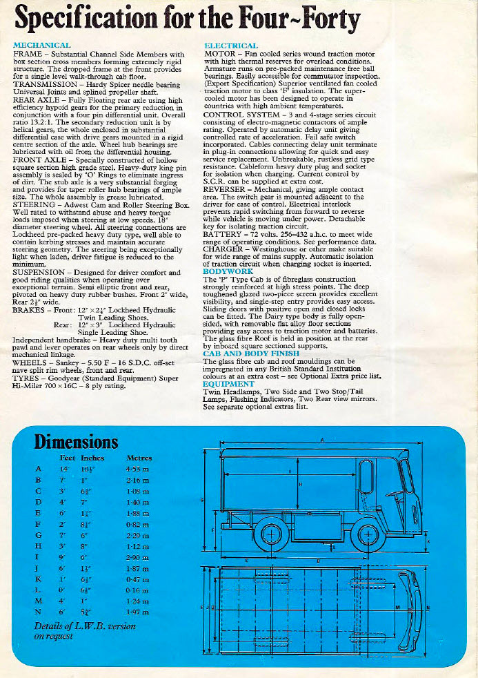 1970's Wales and Edwards Brochure 2: 'The Ultimate Choice' (Courtesy milkfloats.org.uk)