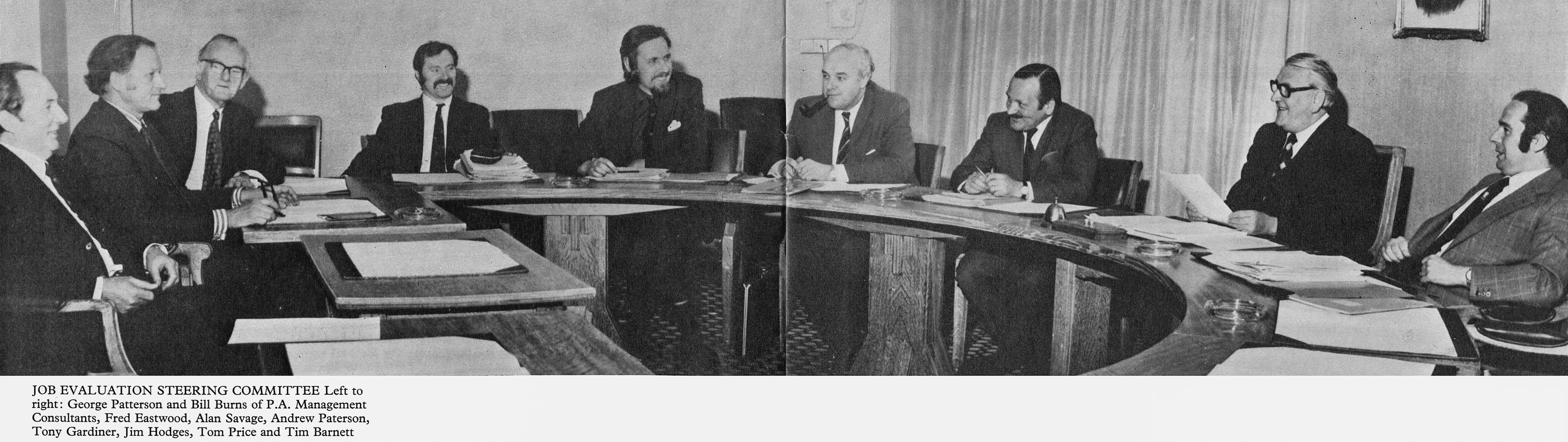 1975 Job Evaluation Steering Committee. (Express News Summer)