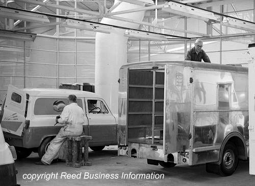 1960s Hawley's Bakeries. "When I worked at Hawley's bakeries in 1960-1969 I do recall all the electric delivery vans that Hawley's had." (Courtesy BAKERY &amp; FLOUR COMMERCIAL VEHICLES FB Group, Andy Sintome)