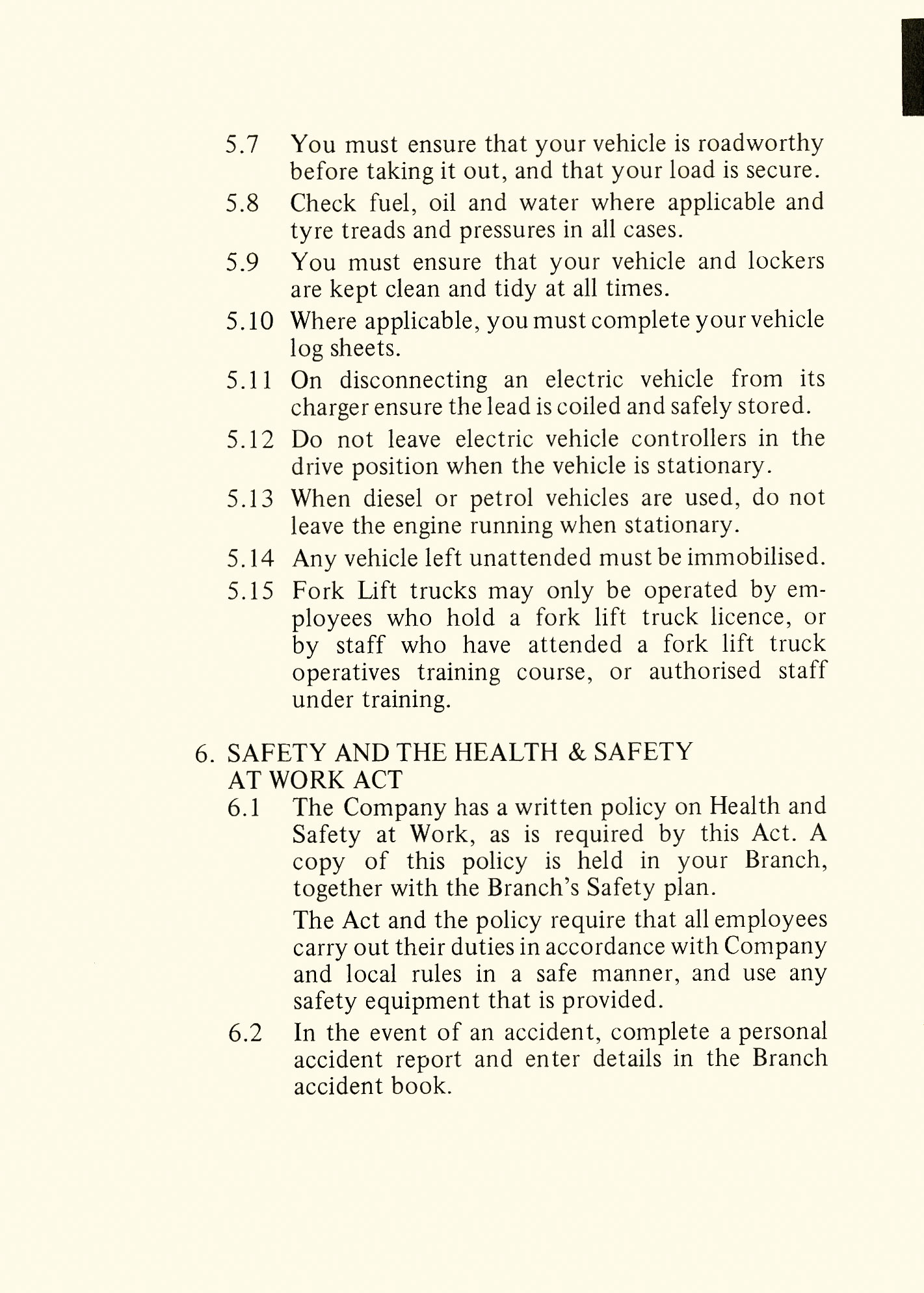 1970's? Procedures &amp; Instructions for Retail Staff, P8 (Express Dairy Tales collection)