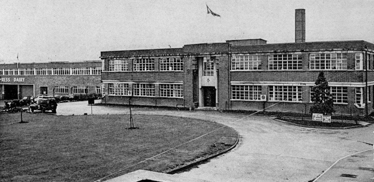 1967 Office block on the upper site acquired. (Express News Summer 1967)