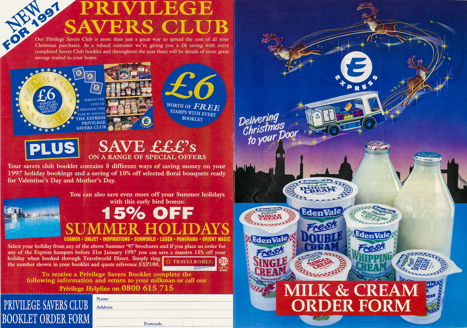 1997 Christmas Hampers leaflet (Courtesy Paul Luke)