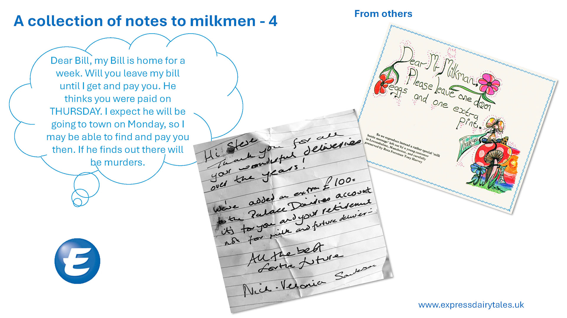 2026 Collection of Notes to Milkmen - 4