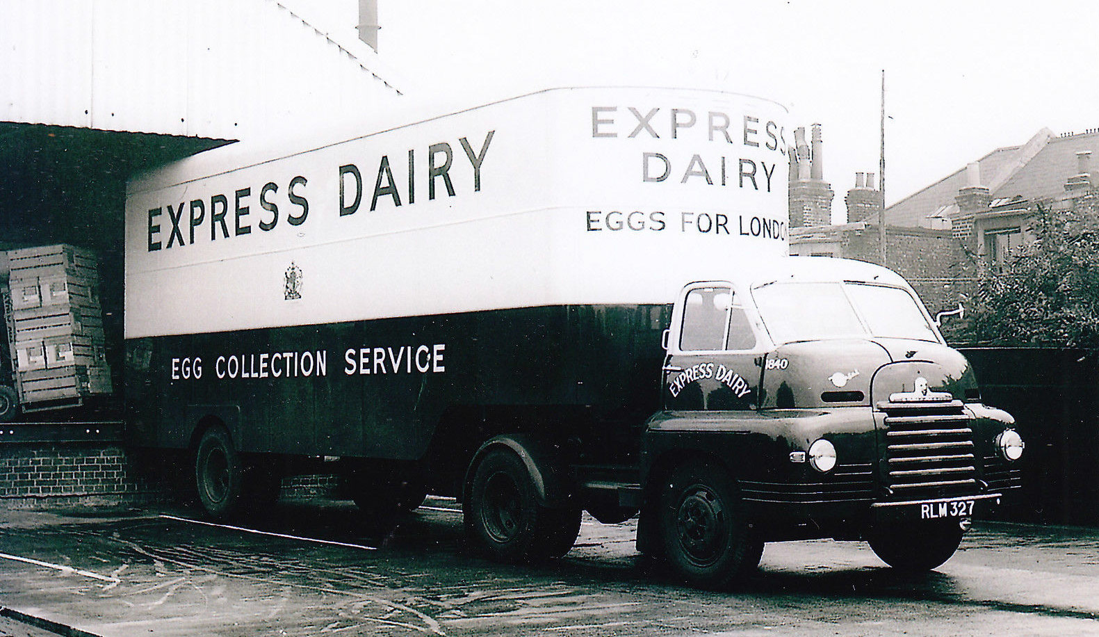 1960's Egg Collection vehicle (Courtesy Paul Luke)