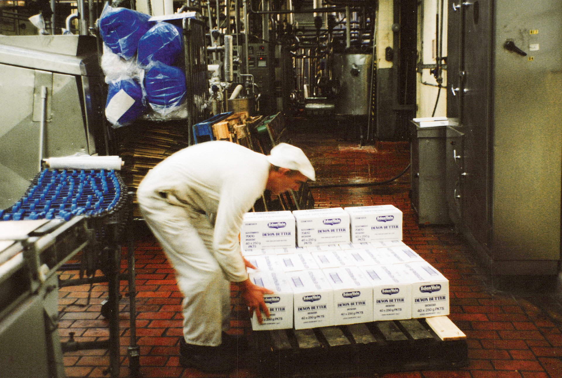1992 stacking butter boxes (Courtesy Bill Wilson)