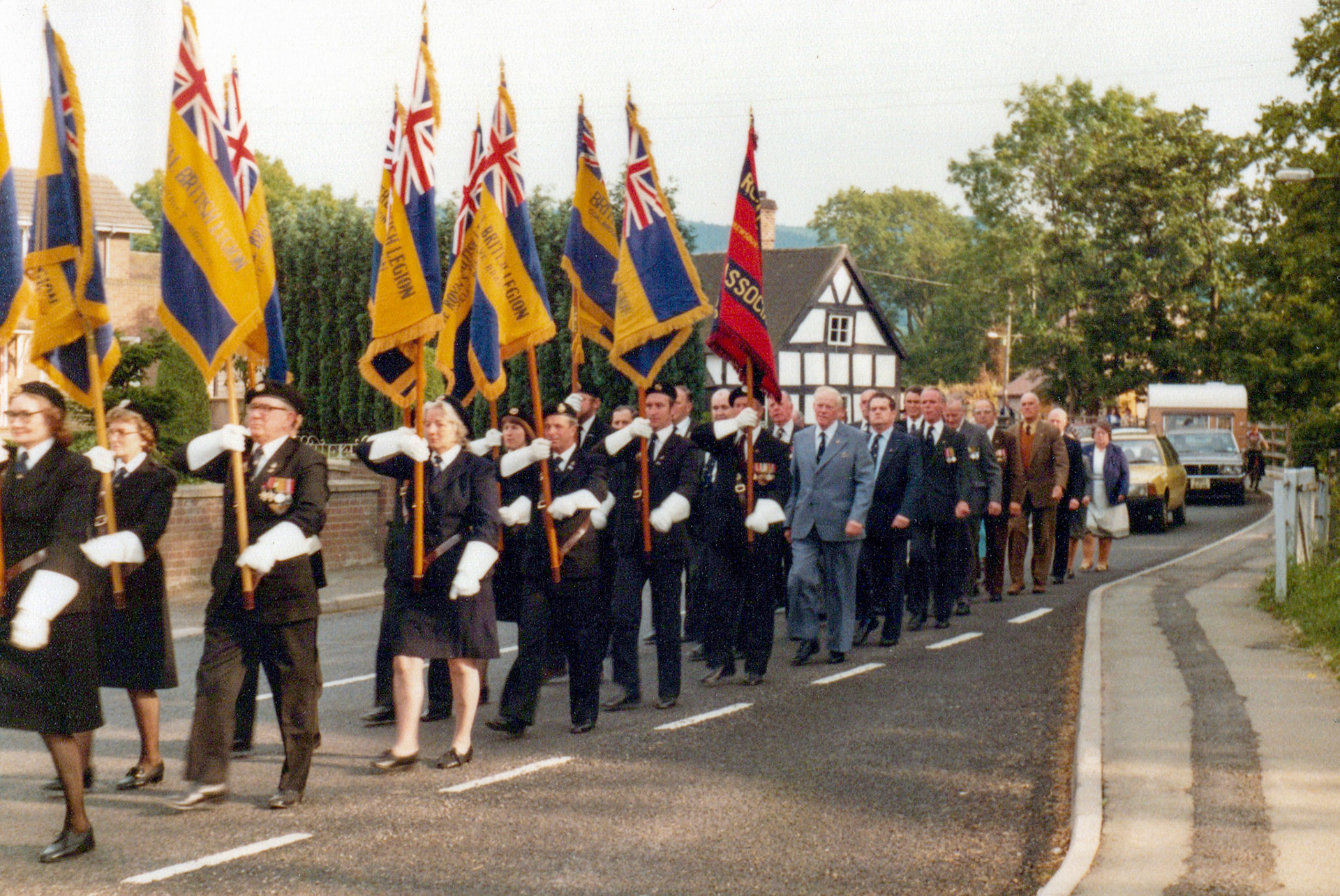 1980's Minsterley British Legion (Courtesy Joe Lyons)