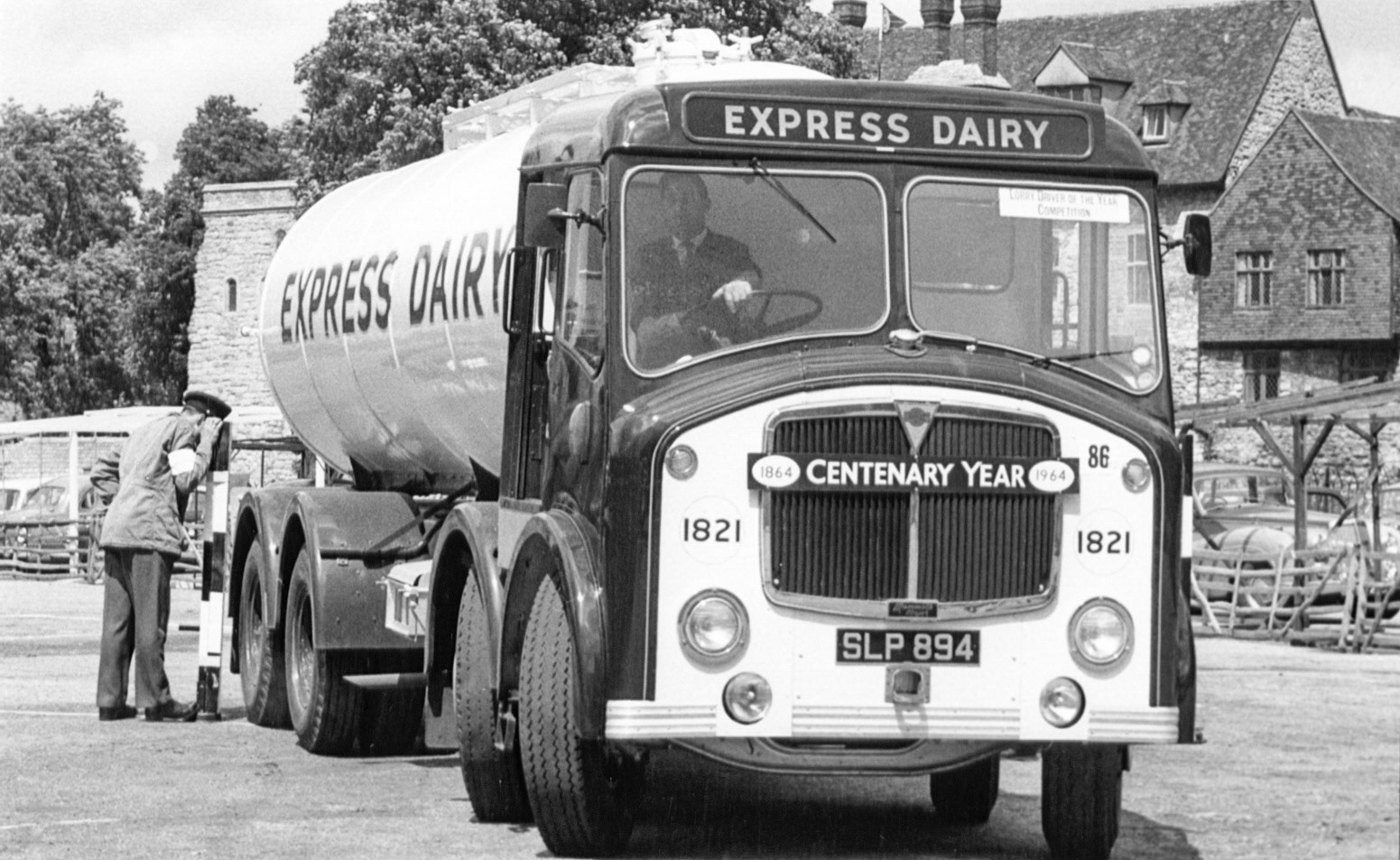 1950s? AEC Tanker SLP 894 Co:1821. Tom Weston comments "Brings back happy memories of time I spent with my father travelling in these tankers, loved the experience." (Courtesy Paul Luke)