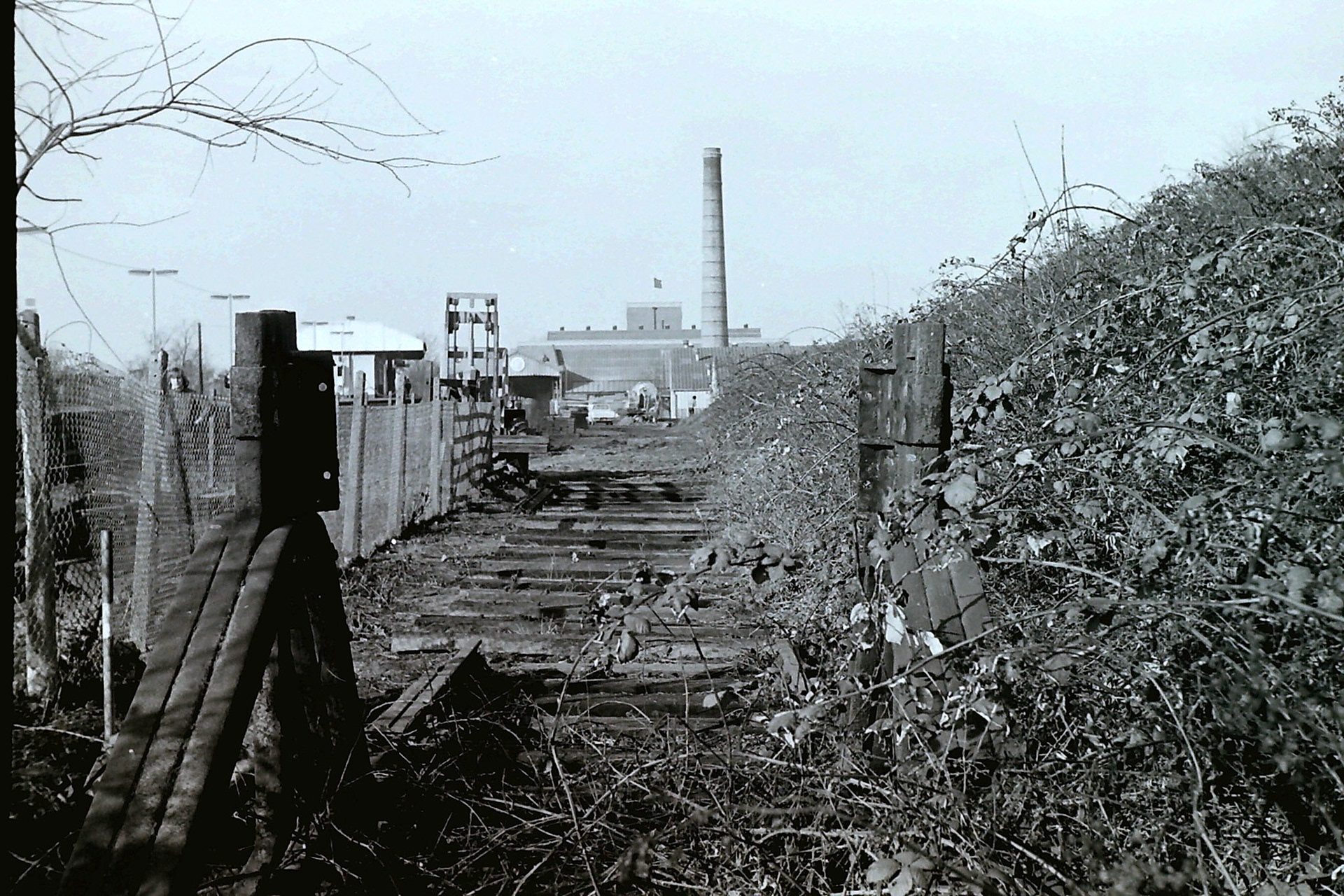 1979 South Morden rail siding and track removal. (Photographer Sam Jones)