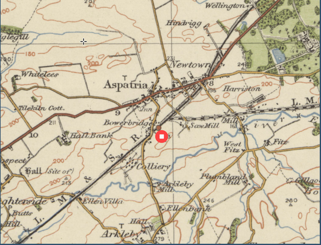 1934 Aspatria Creamery Location