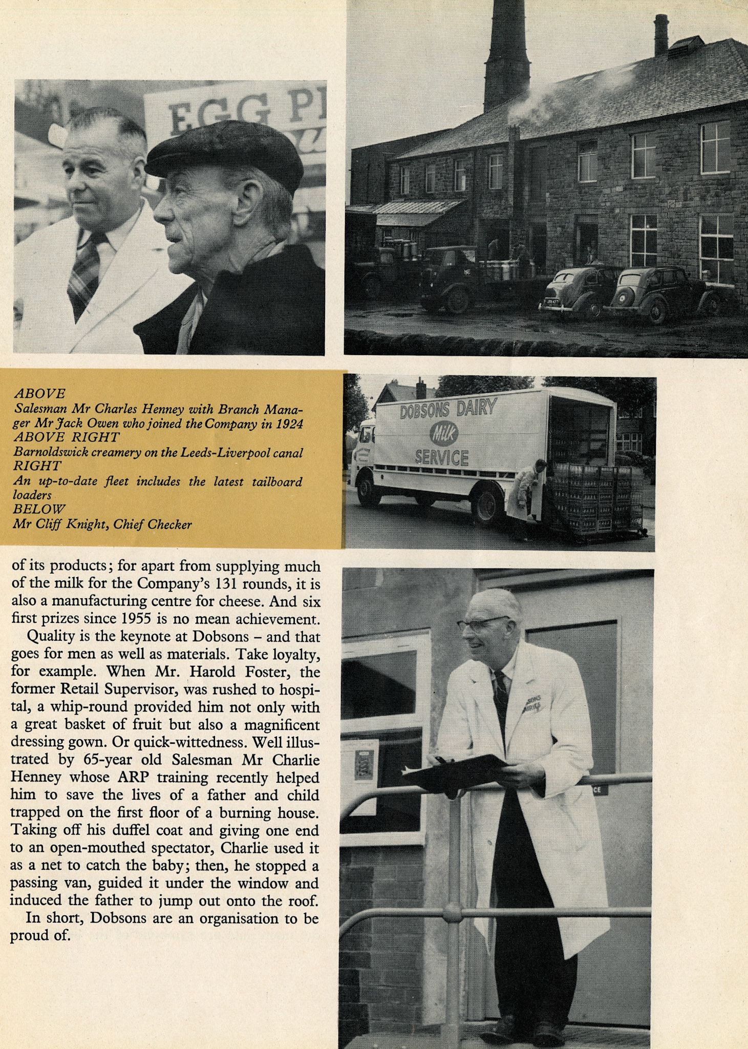 1960 Manchester- Express Dairy Manchester Interests - Dobsons Dairies
